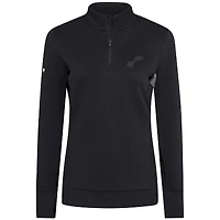 Women's Levelwear  Black Utah Jazz Cushion Quarter-Zip Pullover