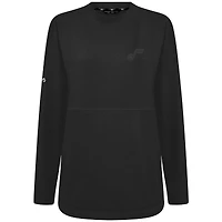 Women's Levelwear Black Utah Jazz Beaudry Pullover Sweatshirt