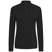 Women's Levelwear Black Utah Jazz Flex Insignia 2.0 Quarter-Zip Top