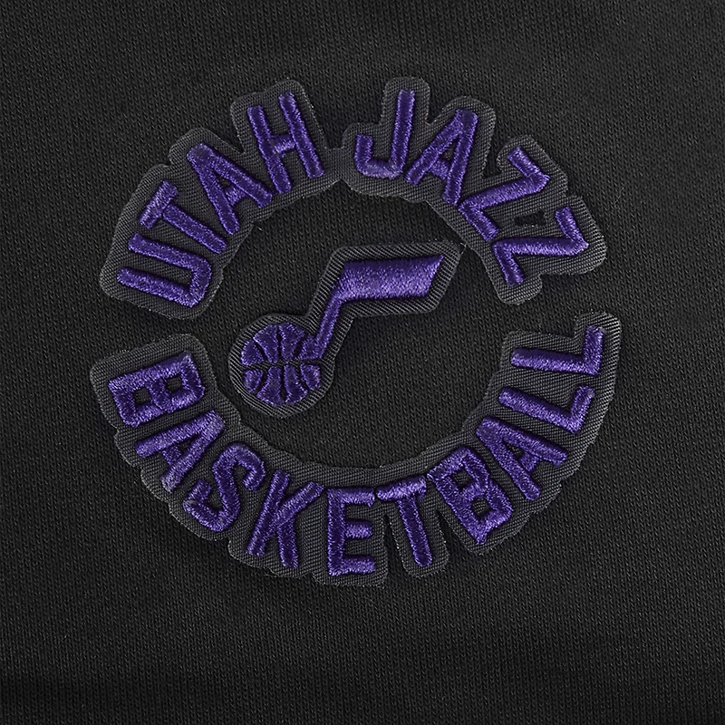 Sweat à capuche court Pro Standard pour femme, noir, Utah Jazz Jewels