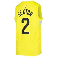 Maillot Nike Collin Sexton Swingman jaune Utah Jazz pour jeune - Édition Icon