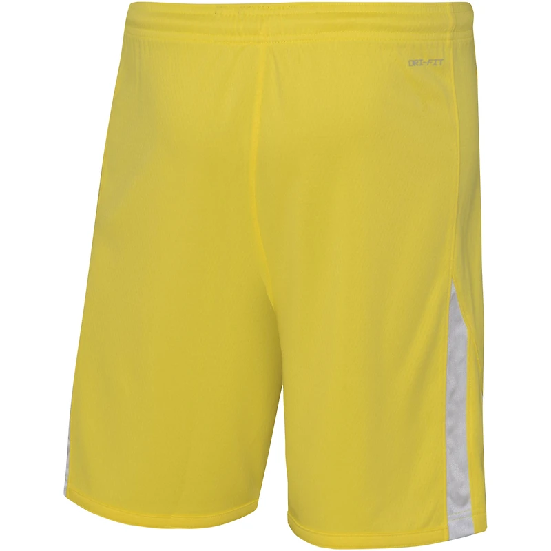 Youth Nike Gold Utah Jazz Icon Edition Mesh Performance Swingman Shorts