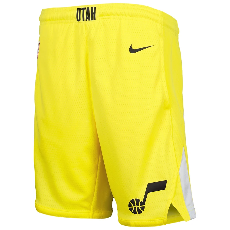 Nike Or Utah Jazz Icon Swingman Performance Short pour jeune