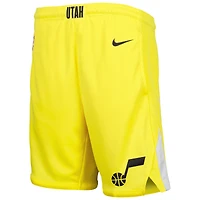 Nike Or Utah Jazz Icon Swingman Performance Short pour jeune