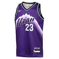 Maillot Nike Swingman violet Lauri Markkanen pour jeune des Utah Jazz Icon Edition