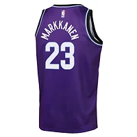 Maillot Nike Swingman violet Lauri Markkanen pour jeune des Utah Jazz Icon Edition