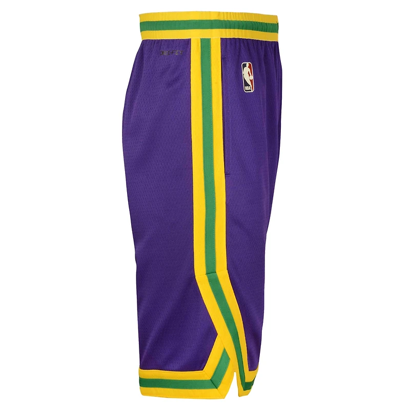 Short Nike Violet Utah Jazz Classic Edition Swingman pour Jeunes