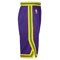 Short Nike Violet Utah Jazz Classic Edition Swingman pour Jeunes