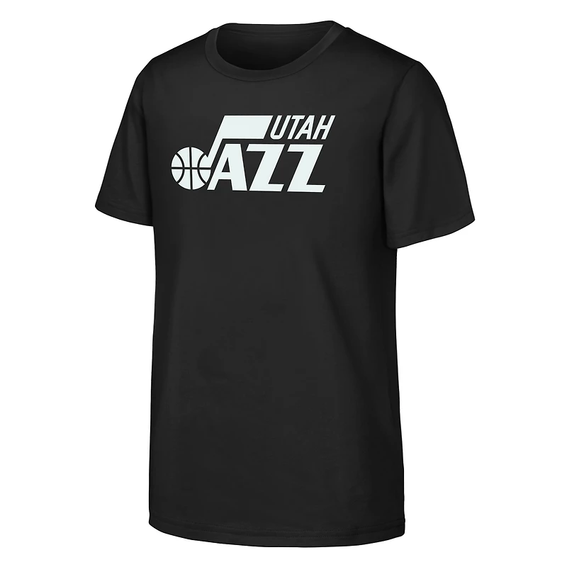 T-shirt Outerstuff violet pour jeunes avec logo principal des Utah Jazz