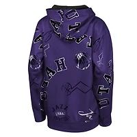Sweat à capuche violet Youth Outerstuff Utah Jazz Moving Violation