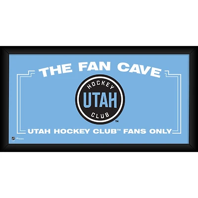 NHL Utah Framed 10" x 20" Fan Cave Collage