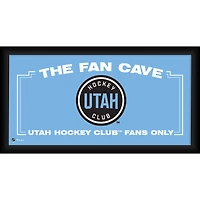  NHL Utah Framed 10" x 20" Fan Cave Collage