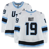 Daniil But Utah Mammoth Game-Used #19 White Set 2 Jersey Worn During Games Played Between December 14, 2025 and March 28, 2026
