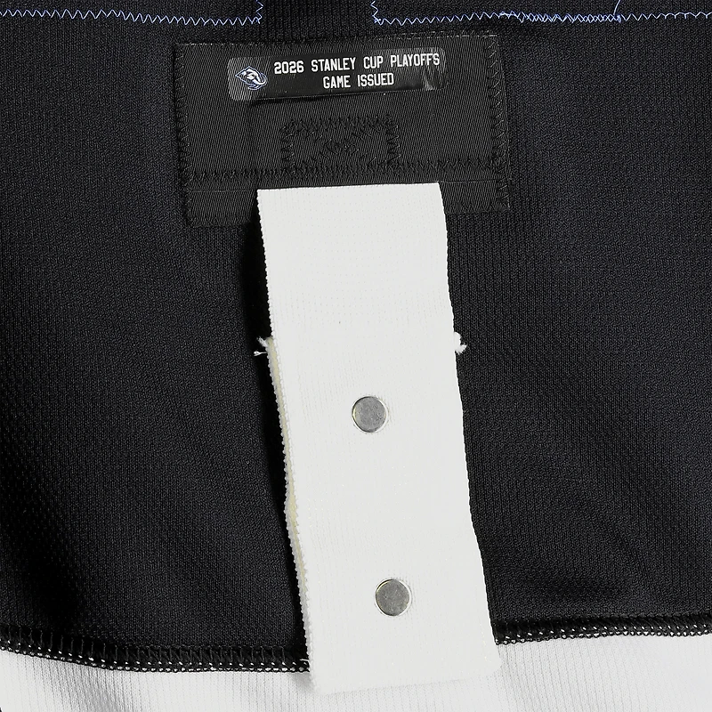 Maillot authentique noir professionnel porté par Daniil Butt, joueur des Utah Mammoths, numéro 19, lors des séries éliminatoires de la Coupe Stanley 2026.