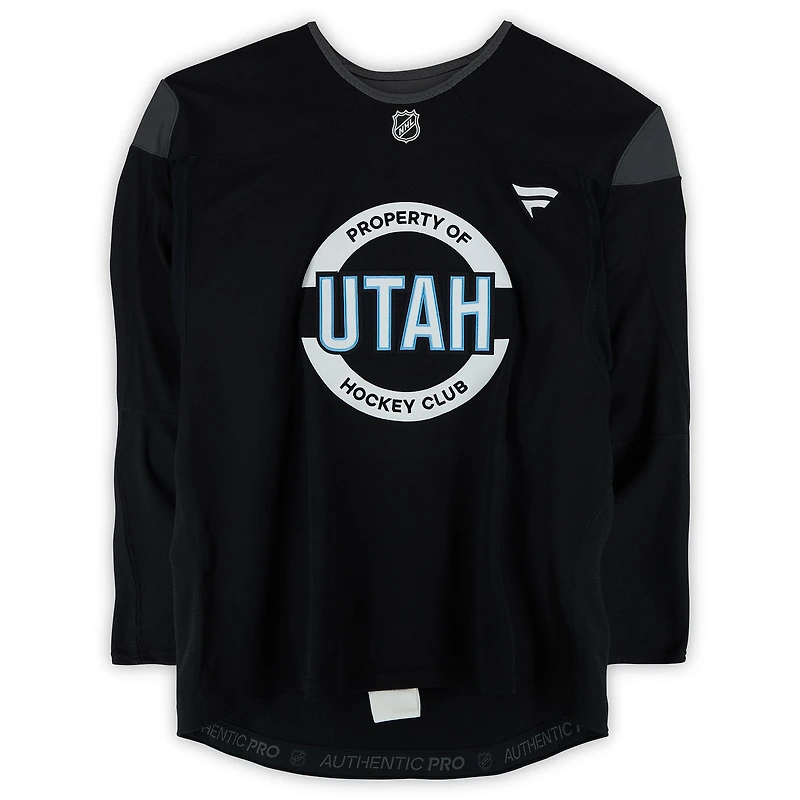 Daniil But Utah Mammoth Practice-Used #48 Black Jersey from the 2024-25 NHL Season