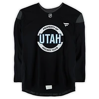 Daniil But Utah Mammoth Practice-Used #48 Black Jersey from the 2024-25 NHL Season