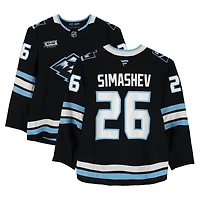 Dmitry Simashev Utah Mammoth Game-Used #26 Black Set 1 Jersey from Multiple Games Between October 15, 2025 & January 9, 2026