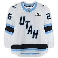 Dmitry Simashev Utah Mammoth Game-Used #26 White Jersey vs. Philadelphia Flyers on March 5, 2026