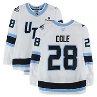 Ian Cole Utah Mammoth Game-Used #28 White Set 2 Jersey Worn During Games Played Between December 14, 2025 and March 28, 2026