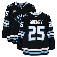 Maillot authentique noir professionnel porté par Kevin Rooney (Utah Mammoth), numéro 25, lors des séries éliminatoires de la Coupe Stanley 2026.