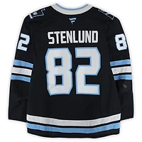Kevin Stenlund Utah Mammoth Game-Used #82 Black Set 2 Jersey Worn During Games Played Between January 11 and March 26, 2026
