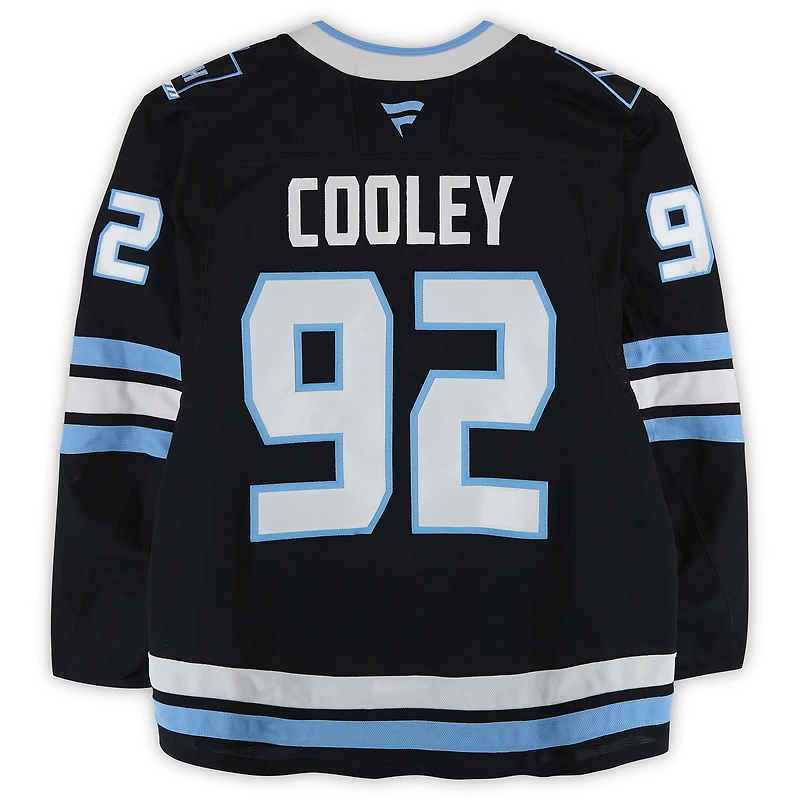 Logan Cooley Utah Mammoth Game-Used #92 Black Set 2 Jersey Worn During Games Played Between January 11 and March 26, 2026