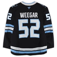 MacKenzie Weegar Utah Mammoth Game-Used #52 Black Set 2 Jersey Worn During Games Played Between January 11 and March 26, 2026