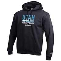 Men's Champion  Black Utah Mammoth Powerblend Pullover Hoodie
