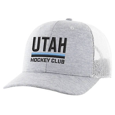 Men's '47 Gray Utah Hockey Club Harrington Adjustable Trucker Hat