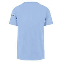 Men's '47 Light Blue Utah Mammoth Dog Mascot T-Shirt