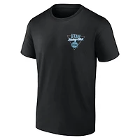 Men's  Black Utah Mammoth Net Slap T-Shirt
