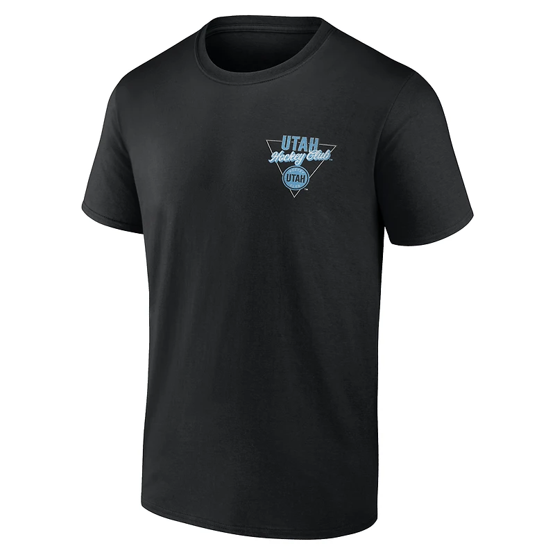 T-shirt noir pour homme Utah Mammoth Net Slap