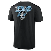 T-shirt noir pour homme Utah Mammoth Net Slap