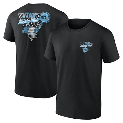 T-shirt noir pour homme Utah Mammoth Net Slap