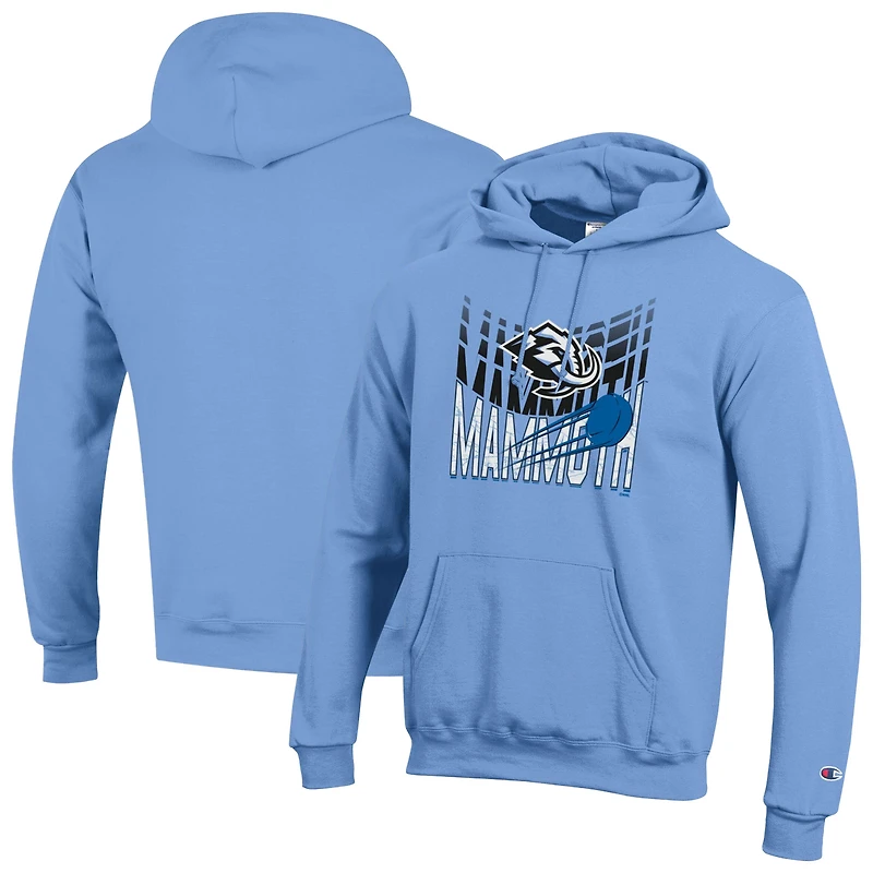 Men's Champion Light Blue Utah Mammoth Powerblend Hoodie