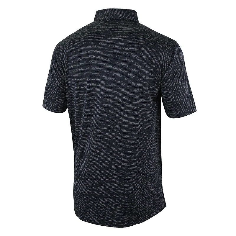 Men's Columbia Black Utah Mammoth Heading Out Polo