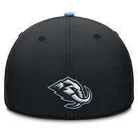 Men's Fanatics Black/Light Blue Utah Mammoth Authentic Pro Rink Team Code Flex Hat