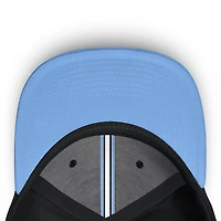 Casquette Fanatics Utah Mammoth Flex Fit noire/bleu clair pour homme