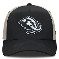 Men's Fanatics Black/Tan Utah Mammoth 2026 Stanley Cup Playoffs Locker Room Adjustable Hat