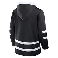 Men's Fanatics Black Utah Hockey Club Inside Line Pullover Hoodie