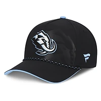 Casquette ajustable Fanatics Black Utah Mammoth 2026 NHL Draft avec corde