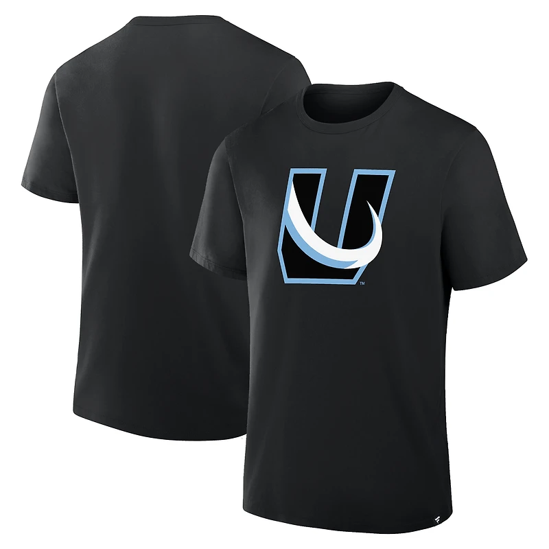 T-shirt noir fanatiques pour homme avec logo alternatif Utah Mammoth Legacy