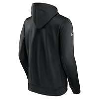 Sweat à capuche en polaire authentique Utah Mammoth Pro Rink pour homme Fanatics Black