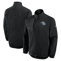 Veste d'entraîneur entièrement zippée Utah Mammoth Authentic Pro Rink pour homme, noire, Fanatics