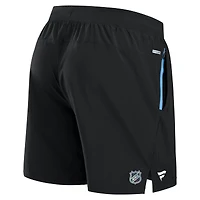 Men's Fanatics Black Utah Mammoth Authentic Pro Rink Performance Shorts