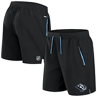 Short de performance authentique Pro Rink Utah Mammoth noir Fanatics pour homme
