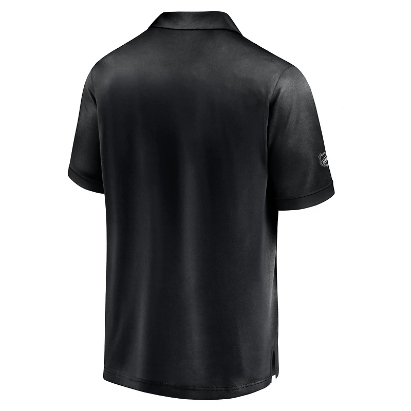 Polo authentique Pro Rink Utah Mammoth noir Fanatics pour homme
