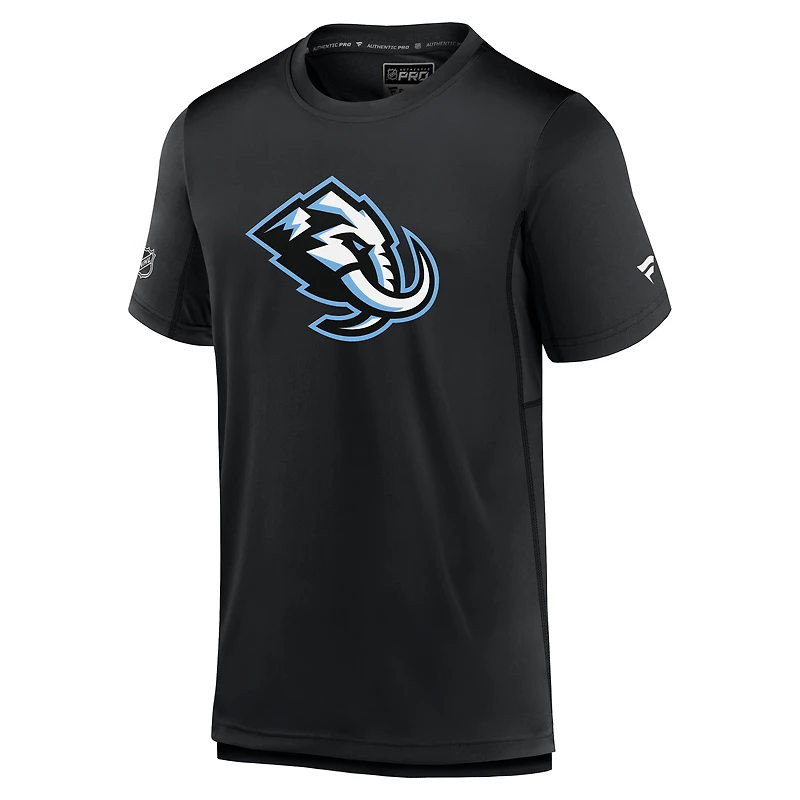 T-shirt authentique Pro Rink Utah Mammoth pour homme, noir, Fanatics
