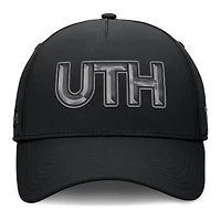Casquette Fanatics noire authentique Utah Mammoth Pro Road Team Code Flex pour homme