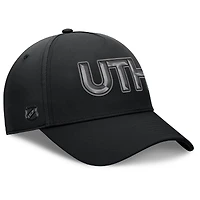 Casquette Fanatics noire authentique Utah Mammoth Pro Road Team Code Flex pour homme